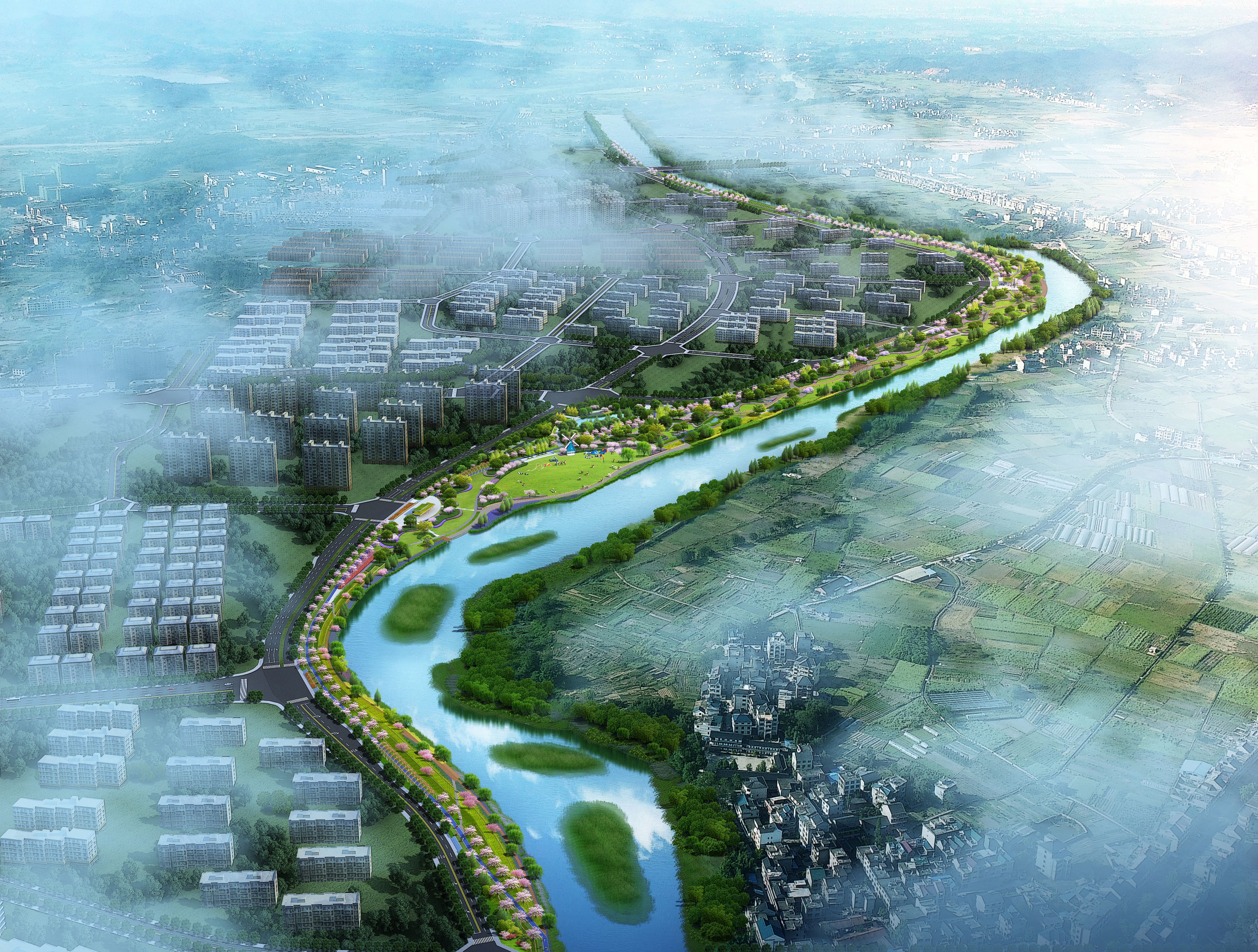 玉山縣金沙溪西岸景觀設計施工總承包項目（EPC）