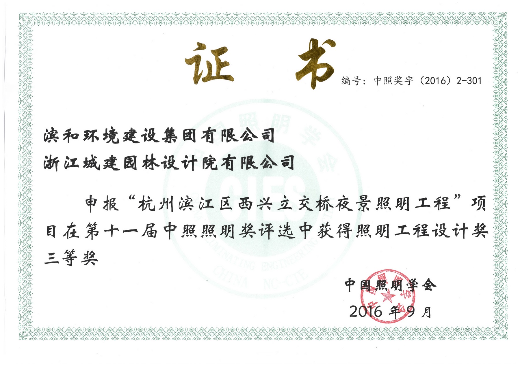 杭州濱江區西興立交橋夜景照明工程